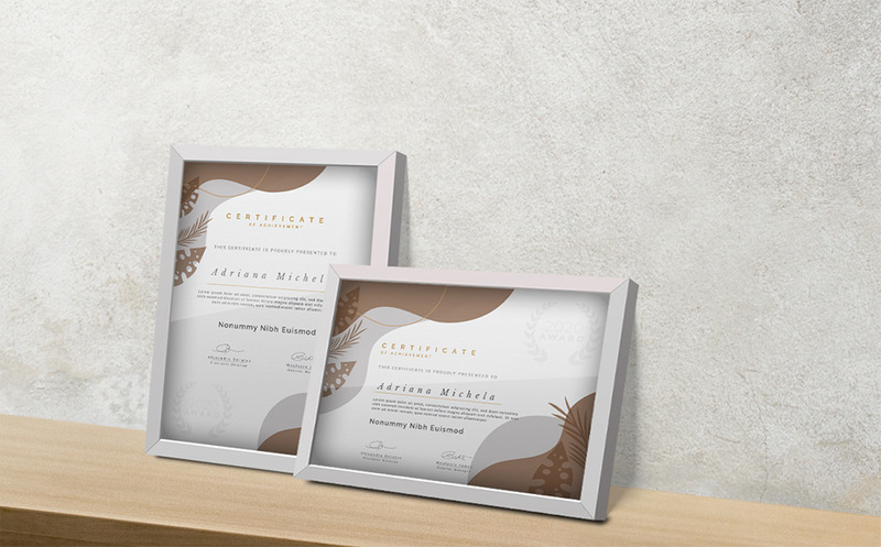 Adriana - Certifcate Template - Features Image 3