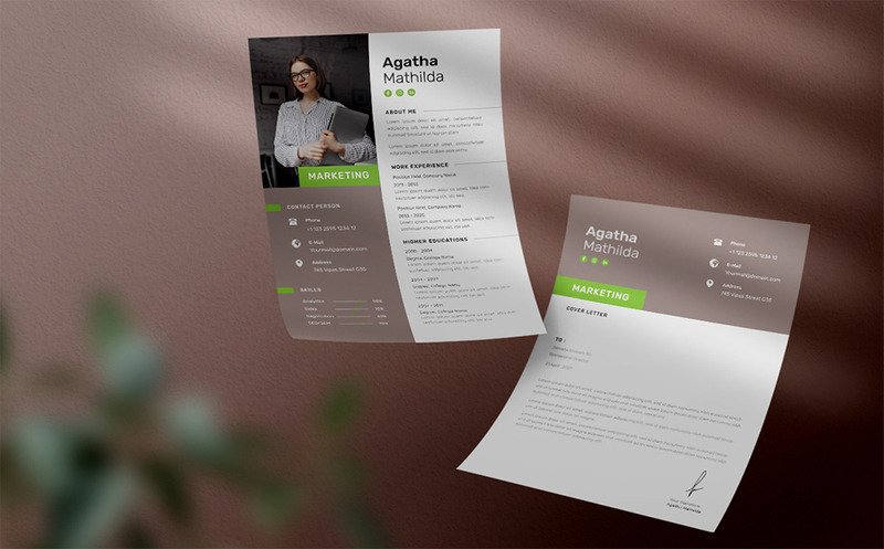Agatha Mathilda - CV Özgeçmiş Şablonu - Features Image 2