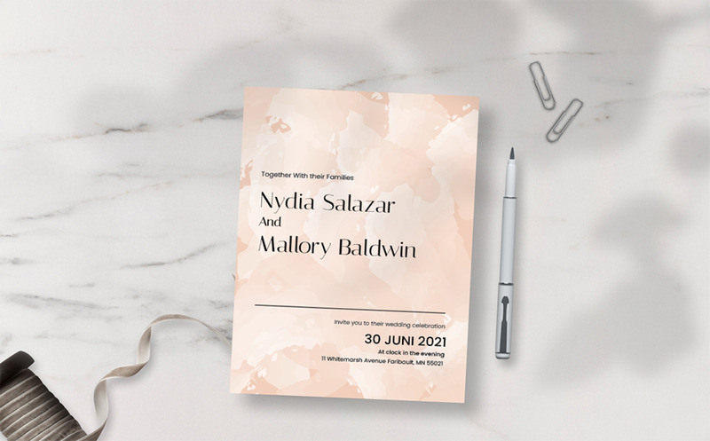 Nydia Salazar Hochzeitsset - Einladung - Eigenschaften Bild 2