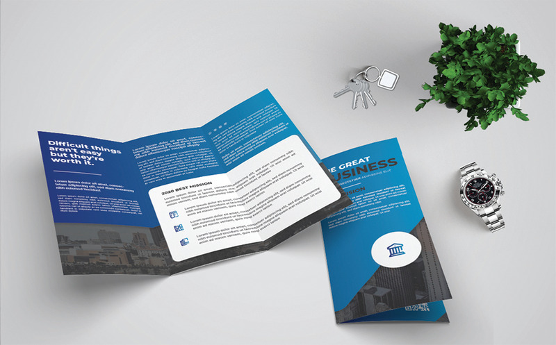 Большой бизнес - буклет Trifold - Features Image 3