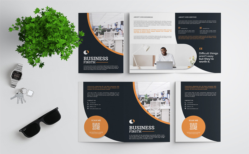 Business Firsth - Bifold Brochure Template - Features Image 3