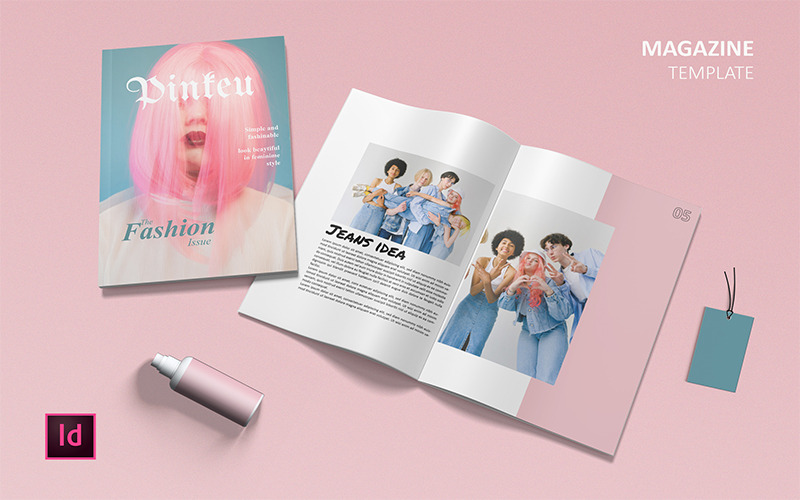 Pinkeu - Magazine Template - Features Image 1
