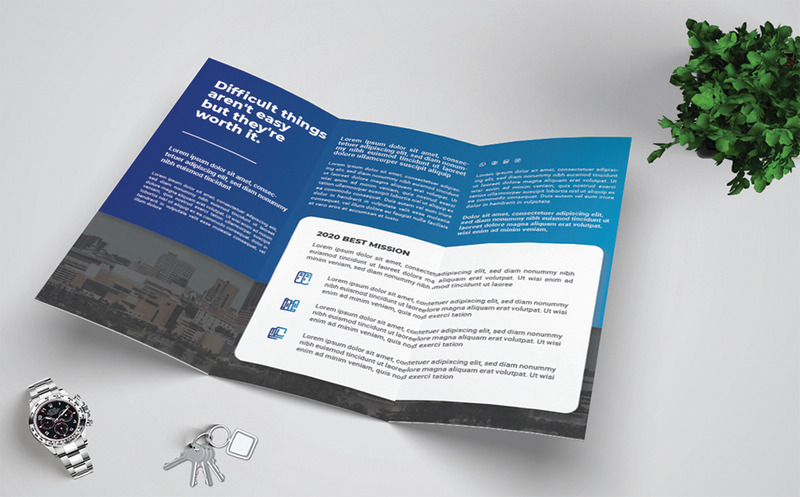 Большой бизнес - буклет Trifold - Features Image 2