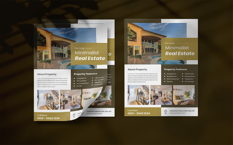 Immobilien - Flyer Vorlage - Eigenschaften Bild 2
