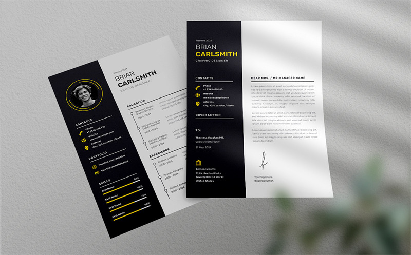 Brian Carlsmith - CV Resume Template - Features Image 3