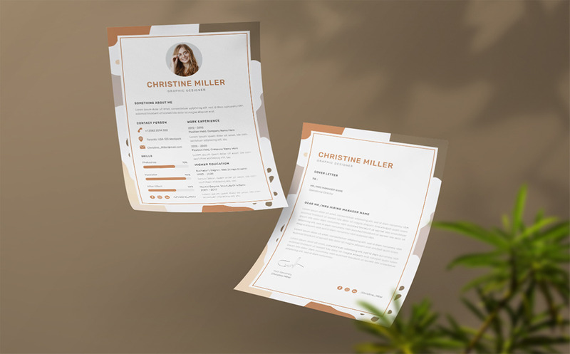 Christine Miller - CV Resume Template - Features Image 3