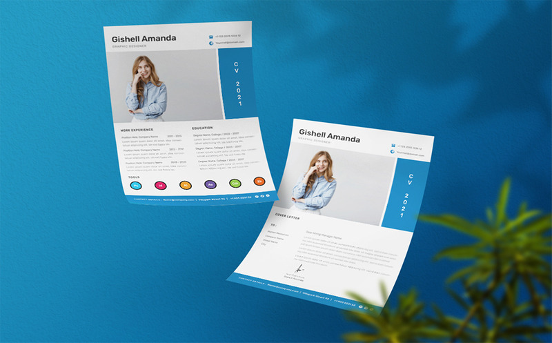 Gishell Amandha - CV Resume Template - Features Image 2