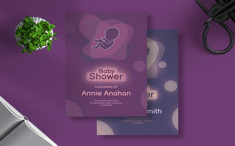 Baby Shower fluido - Invito - Caratteristiche Immagine 3