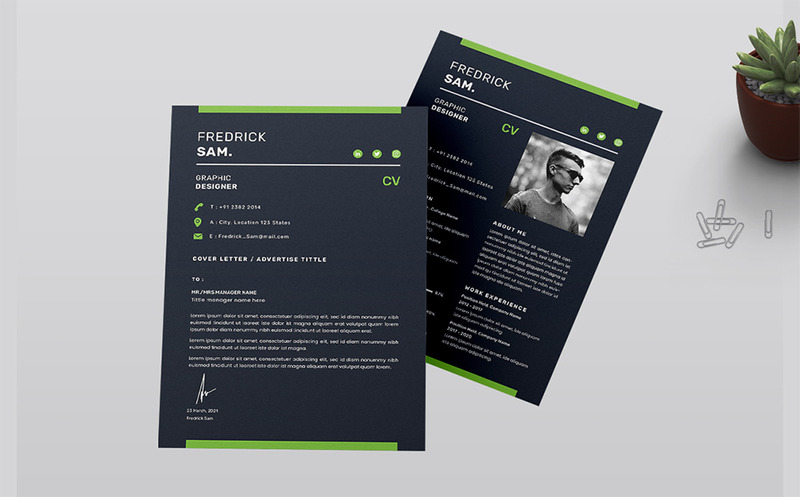 Fredrick Sam - CV Printable Resume Templates - Features Image 3