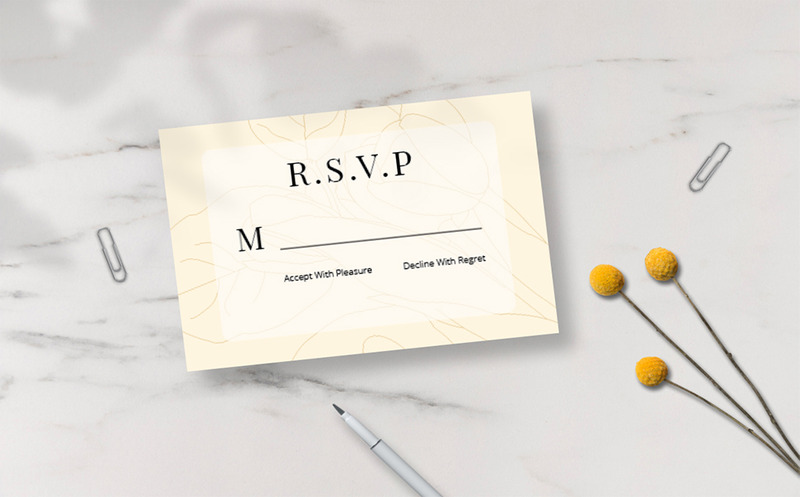 Conjunto de Casamento Borislav - Convite - Features Image 4