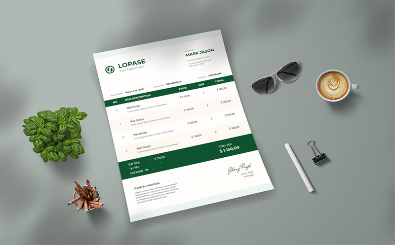 Lopase - Invoice Template - Features Image 2