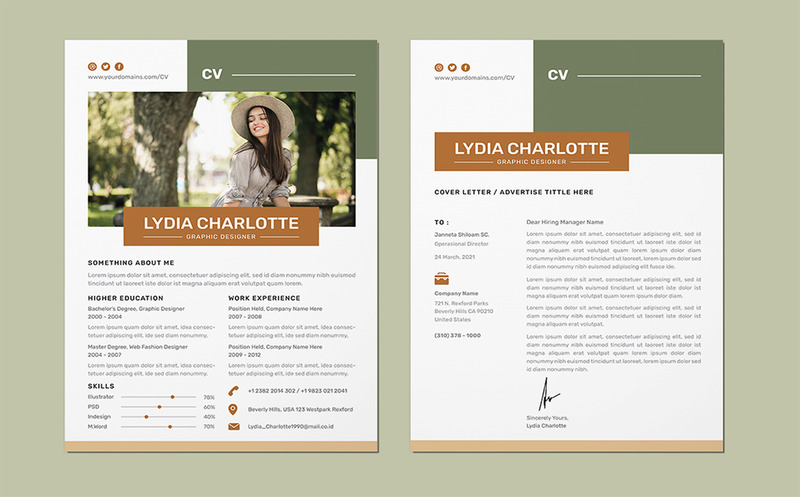 Lydia Charlotte - CV Printable Resume Templates - Features Image 4