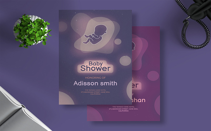 Baby Shower fluido - Invito - Caratteristiche Immagine 2