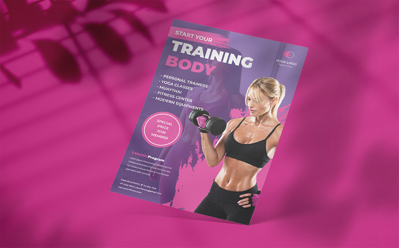 Trainingskörper - Flyer Vorlage - Eigenschaften Bild 3