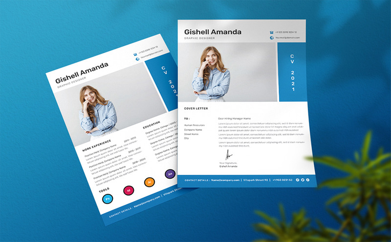 Gishell Amandha - CV Resume Template - Features Image 3