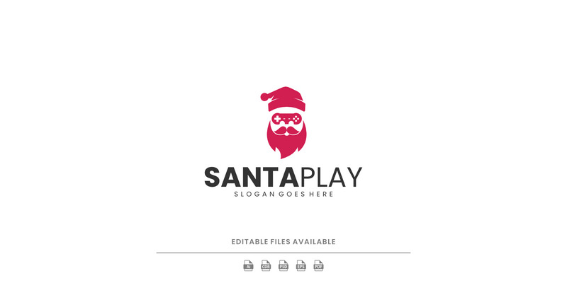 Monochrome Santa Play Game Logo - Features Image 1