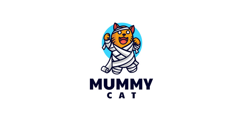 Styl Logo Mumia Kot - Obraz funkcji 1