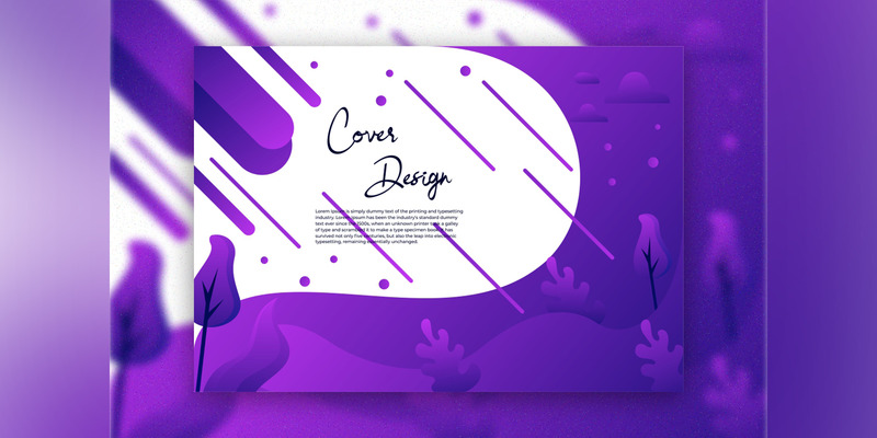 Abstract Book Cover Design - Features Image 1