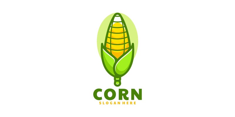 Corn Simple Mascot Logo Style - Features Image 1