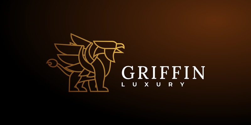 Griffin Line Art Luxury Logo - Features Image 1