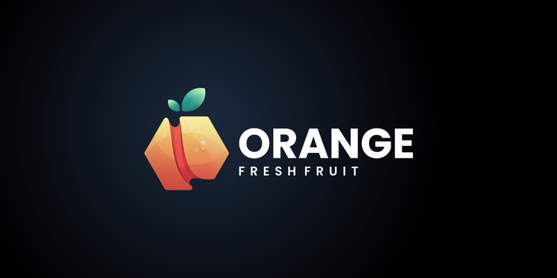 Orange Hexagon Gradient Logo - Features Image 1