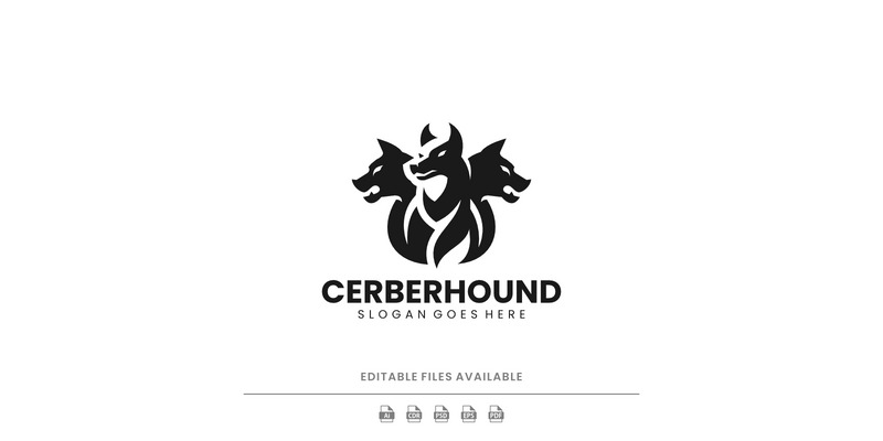 Silhouette Cerber hound Logo Design - Features Image 1