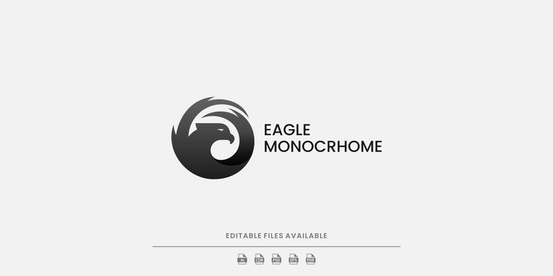 Monochromatyczne Logo Orzeł - Obraz funkcji 1