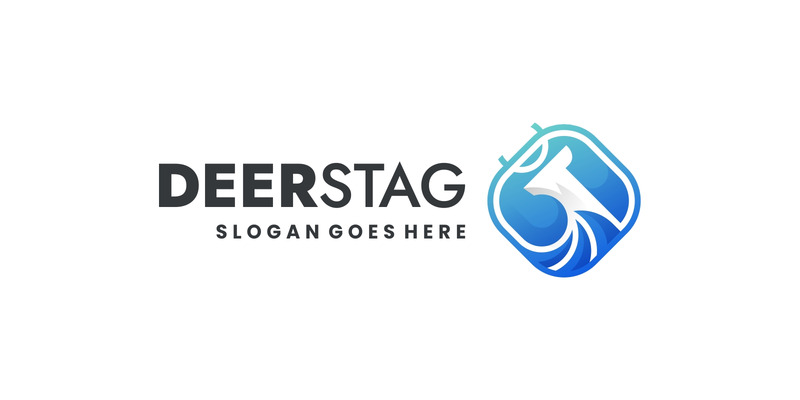 Modern Gradient Deer Colorful Logo Design - Features Image 1
