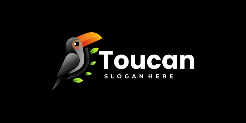 Vector Toekan Kleurverloop Logo - Features Image 1
