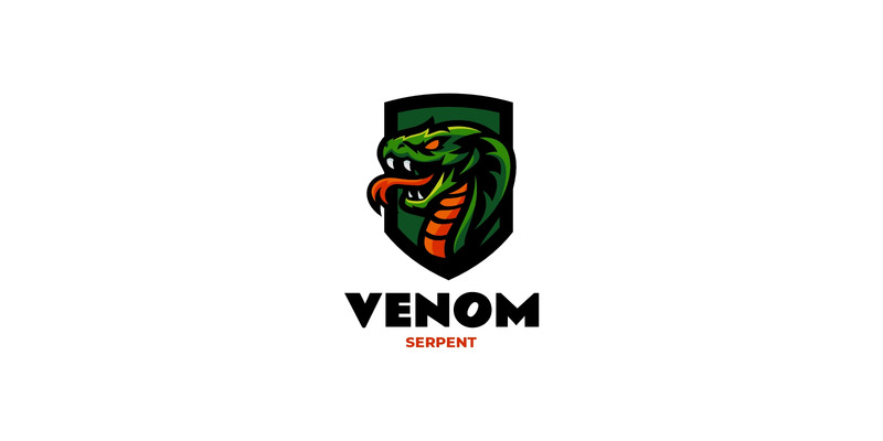 Mascot Snake Venom Logo Design - Features Image 1