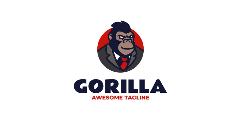 Gorilla Mascot Logo Design 451 - Features Image 1