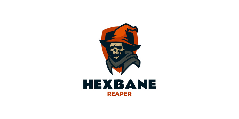Mascot Grim Reaper Skull Logo Design 42365 - Features Image 1