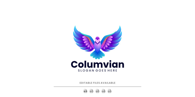 Gradient Modern Dove Logo Design 784 - Features Image 1