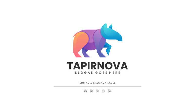 Gradient Modern Tapir Logo Design - Features Image 1