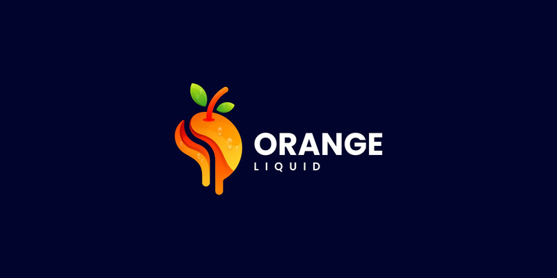 Orange Liquid Gradient Logotyp - Features Image 1