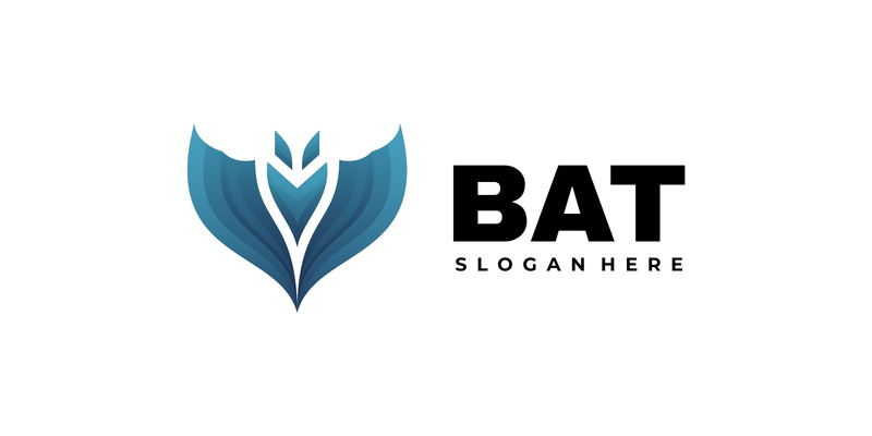 Bat Gradient Logo Template - Features Image 1