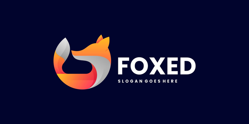 Logotipo de Cor Degradê Vector Fox - Features Image 1