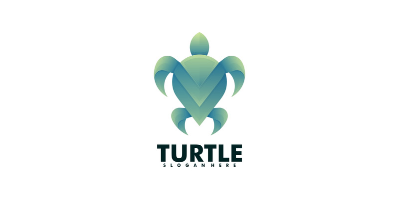 Vector Turtle Gradient Logo - Features Image 1
