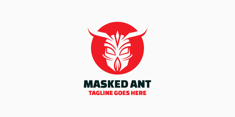 Logo della silhouette della formica mascherata - Caratteristiche Immagine 1