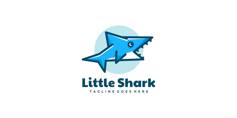 Little Shark Simple Logo Style - Features Image 1