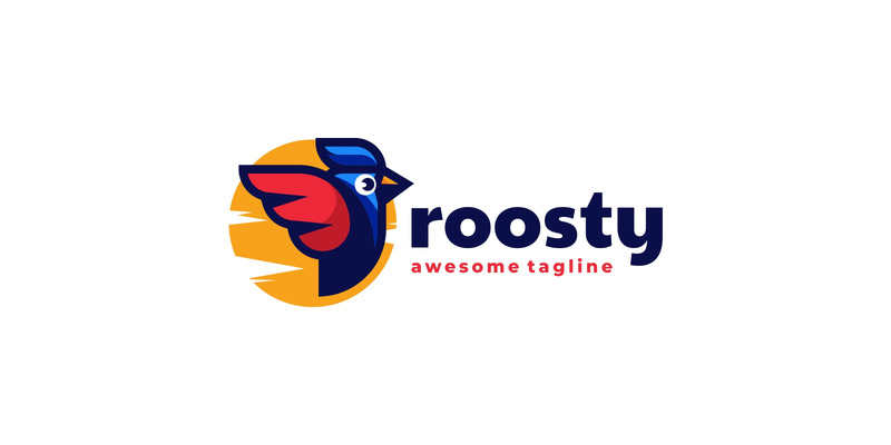 Vector haan kleur mascotte logo - Features Image 1