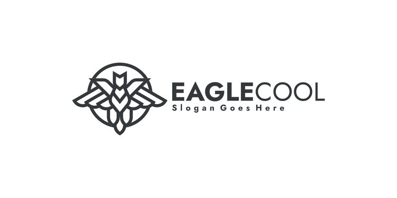 Eagle Cool - Minimalist Bird Logo Design - Features Image 1