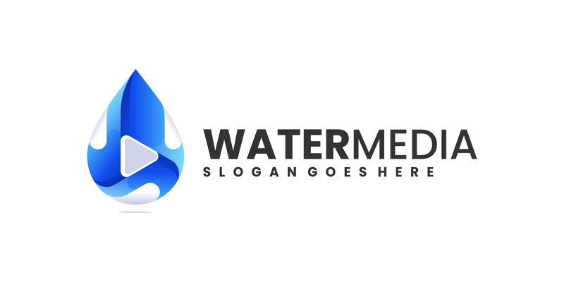 Water Media Gradient Logo - Features Image 1