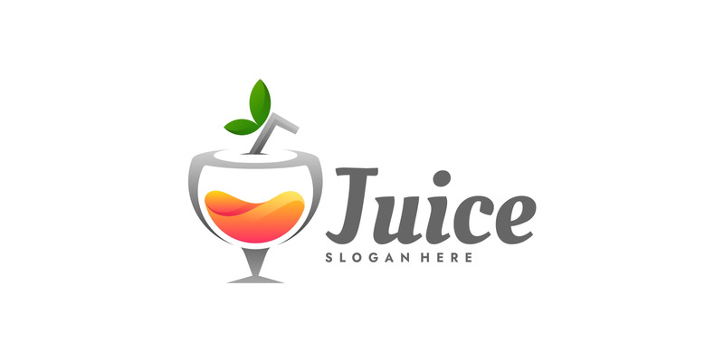 Juice Gradient färgglad logotyp stil - Features Image 1