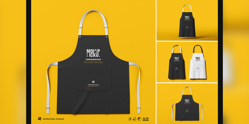 Apron Mockup Sets Design 514 - Features Image 1