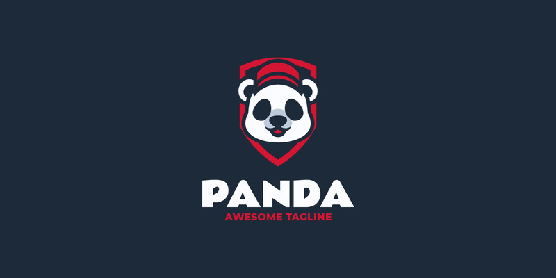 Panda Mascot Logo Design Template 574 - Features Image 1