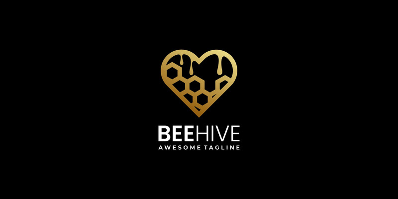 Love Beehive Line Art Logo - Features Image 1