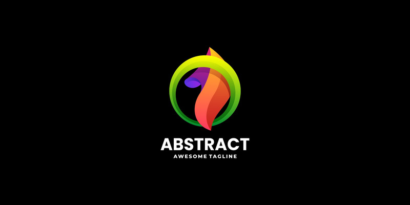 Vector abstract kleurrijk logo - Features Image 1