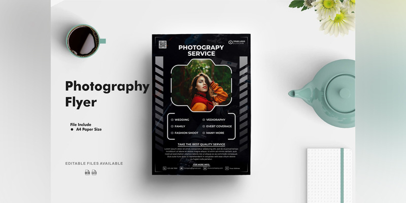Modèle de Flyer de photographie - Caractéristiques de l’image 1