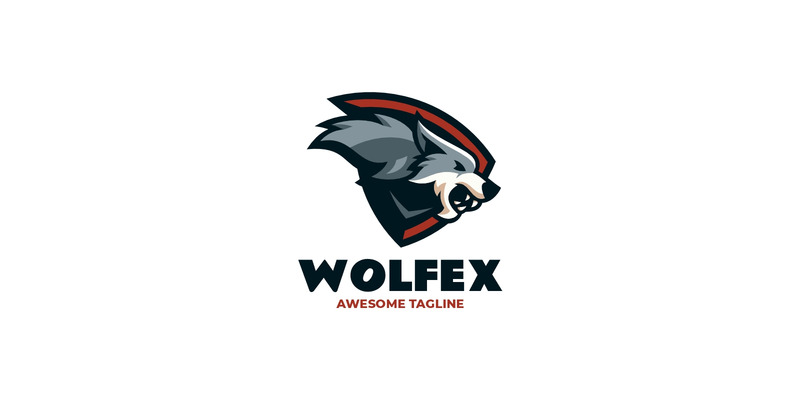 Logo maskotki wilka proste 9 - Obraz funkcji 1